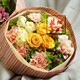 日式彩色玫瑰花束上海鲜花免费快递