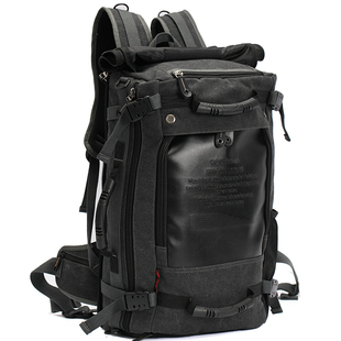  加强三用多功能包 超大容量旅行包 双肩背包 男帆布休闲背包书包