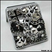 MADE IN X/PUNK炼狱骷髅系列 立体满钻 创意双层烟盒 16只装