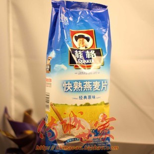  商城QUAKER桂格快熟燕麦片750g富含水溶膳食纤维蛋白质维生素正品