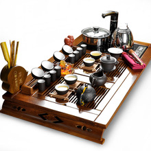 言艺茶具/紫砂茶具套装/功夫茶具/整套柯木茶盘/电磁炉特价Z42