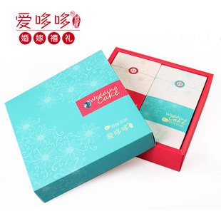  商城爱哆哆无添加喜蛋喜饼时光爱人款港式喜饼嫁婚结婚礼盒配喜糖