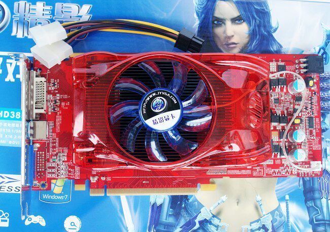 商城正品 精影 HD3850 真1GB 256位,海量1024M强悍高清游戏显卡