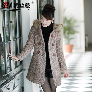 2.25号发货 秋冬季毛呢外套修身羊毛呢子大衣女中长款 ML1201