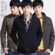 Vancl spring jacket where  customer Eslite classic vintage carbon casual collar jacket grey/brown/black