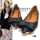  shopkeeper privately owned feet to super good!!!!!! Metal head big bowknot adornment shoes shallow mouth pointed flat documentary shoes