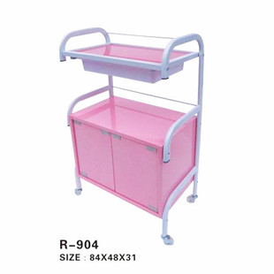 美容美发工具车 高档木柜推车整体结构美容院