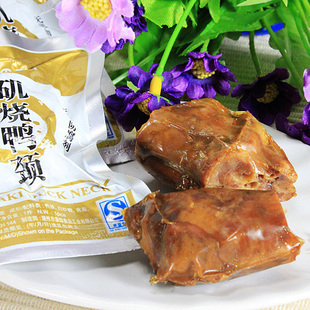 香港优之良品 小包矶烧鸭颈250克 肉类熟食