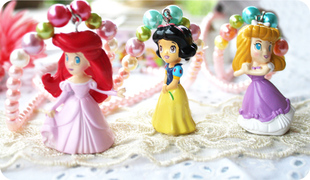  冲五冠7折大促！出口日本disney迪斯尼公主儿童项链女宝宝饰品