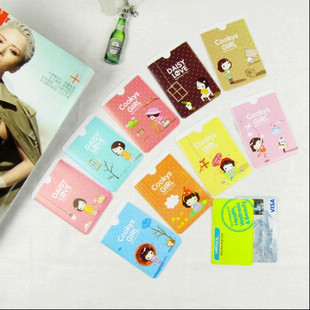 Korean Edition Cartoon biscuit girl Bus card/Bank cards double-deck Magnetically shielded smart cover Card pack card sets 2in the Storage consolidation , Home Storage appliances , Storage bag , Card package/Document bag category - from Buy2taobao.com to provide professional Taobao agent buy service
