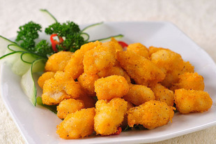  新品推荐 速冻生制品 鱿米花 300g 炸一下就能吃