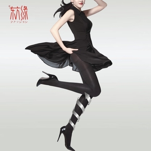  东方缘塑形美腿连裤瘦腿袜 秋冬正品燃脂压力裤袜厚防勾丝袜包邮