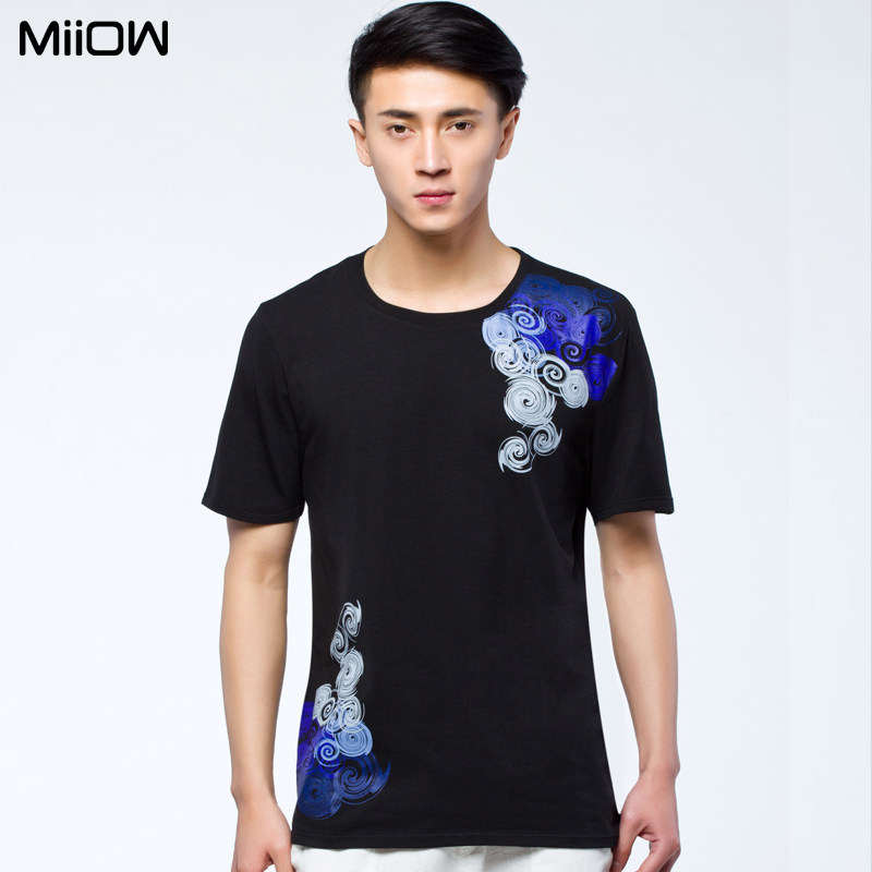 Cat Shoppe printing of pure cotton round neck in summer a genuine home services men's t-shirt men
