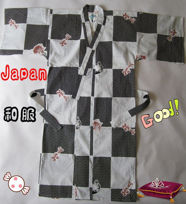 外贸原单纯棉日本和服睡衣 浴袍