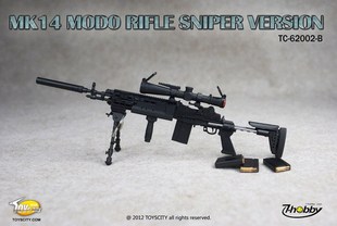 TC龙之城 1\/6塑料比例模型 MK14 MODO狙击