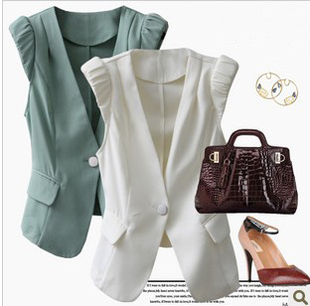 2012 new style women's dress suits women fashion vest waistcoat Korean vest code ladies vest waistcoat