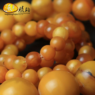  流光琥珀 传世老蜜蜡 包50年老 老蜜蜡散珠/diy/隔珠 尼泊尔 藏蜡