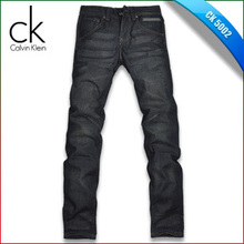 CU 皇冠实拍 Calvin Klein cK 高温压皱后兜 墨灰色牛仔裤