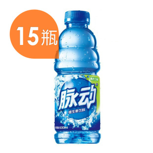  品店 脉动（青柠）600ml 15瓶整箱装 功能饮料