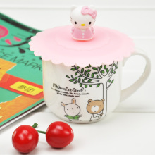 贝吉创意hello kitty可爱硅胶防漏杯盖/创意密封杯盖卡通杯盖