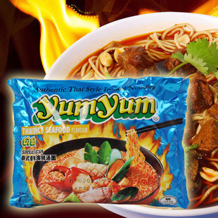  【五包】泰国yumyum养养 泰式香辣海鲜味汤面 方便面 速食面350g