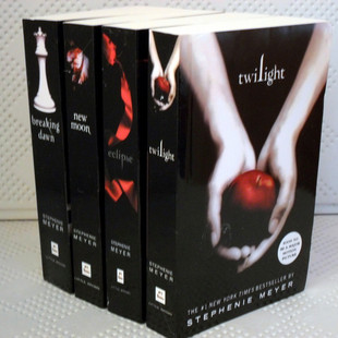 【实拍！钻石信誉】《原版Twilight 暮光之城英文版》4本全
