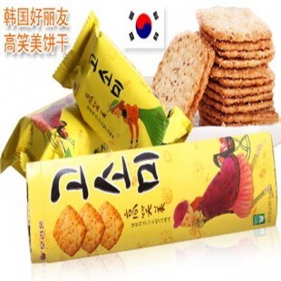  韩国饼干 好丽友 高笑美香酥芝麻饼干(内有2小包)80(110)g