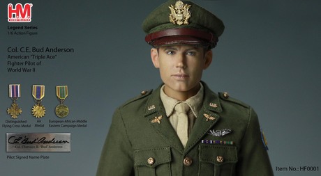 HF0001 二战美军 三重王牌 飞行员巴德安德森
