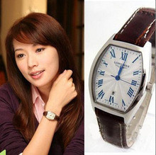 La Sra. Lin Chi-ling respaldo relojes Longines, elegante cinturón de barriles amantes de la moda de la forma femenina en la tabla