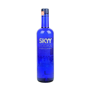  【3件包邮】洋酒 美国进口skyy vodka蓝天伏特加 烈酒 原味750ML