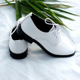  新款男童白皮鞋PU皮鞋绑带男童鞋儿童鞋西装皮鞋W940045