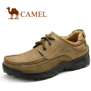  camel 骆驼男鞋 日常户外休闲鞋 真皮透气 男士正品 板鞋经典款