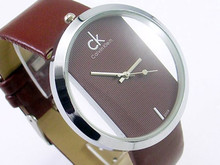 [58367] versión coreana de la simple a doble cara de cristal cinturón de relojes Seiko relojes finos que hacer