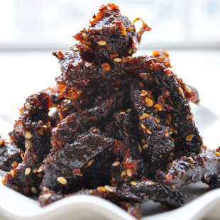  重庆特产黔江特产四川辣味食品休闲美食小吃零食蓬江麻辣牛肉180g