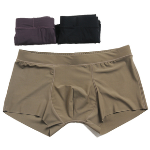 6条包邮 嫔妮娅先生 爽滑<em>冰丝</em>一<em>片式无痕男士</em>