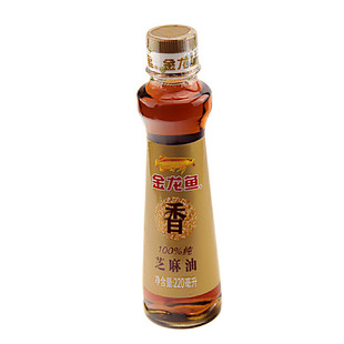  中粮我买网 金龙鱼芝麻油瓶装 220ml 小磨香油