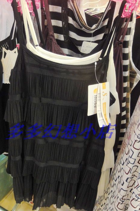 专柜正品莎伦米奴1088 蛋糕式半透明 荷叶边吊