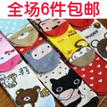 2822 加厚船袜韩版可爱卡通袜子/袜子/中长袜 棉袜 颜色随机 包邮