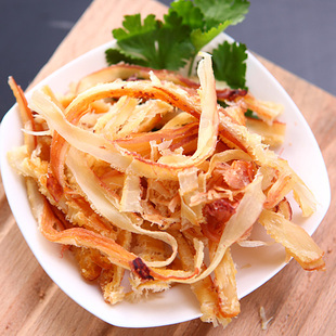  三袋包邮 牛叉叉海鲜 黄油鲜烤手撕鱿鱼条/鱿鱼丝 200克