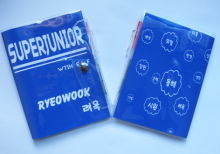 sj/superjunior 厉旭 <span class=H>笔记本</span> 胶套本 <span class=H>周边</span>