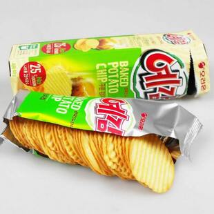  韩国进口零食食品好丽友原味碳烤薯片 非油炸不上火 儿童适合吃的