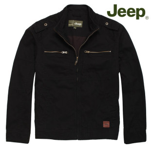  秋冬新款 JEEP/吉普 休闲加厚宽松型立领棉质夹克 包邮 JW09WJ009