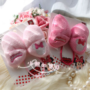  正品迪斯尼 儿童发圈发绳 可爱大大的俏皮米妮蝴蝶结 2色选