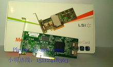 LSI SAS/SATA/SSD 3081E-R 8口 扩展/阵列卡 彩包 1068E B3 现货