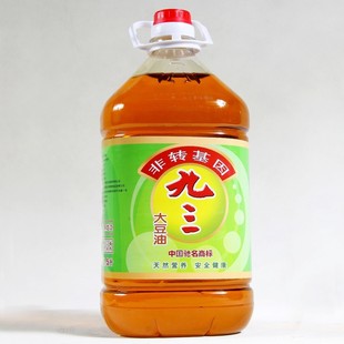  特产食品 九三豆油 东北大豆油 非转基因食用油 特产5L/4件包物流