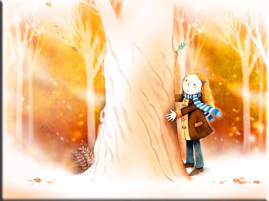 Decorative painting Painting and Calligraphy Frameless paintings Cartoon ca Winter Piece Green leaf Children's Room bedroom Entrance Corridorin the Home Daily , Writing board category - from Buy2taobao.com to provide professional Taobao agent buy service