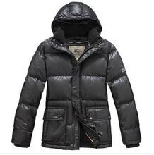 支持验货BURBERRY巴宝利中长款顶级男士羽绒服