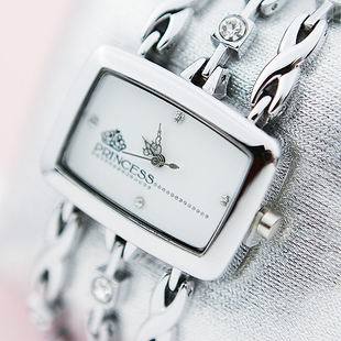 Genuine Disney Mickey watches~Large dial Bracelet watch Fashion princess Steel chain watches squarein the Wristwatch , Watch Europe category - from Buy2taobao.com to provide professional Taobao agent buy service