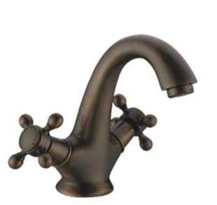 , Antique faucet cold and hot dual-purpose tap-hole basin faucet Mixer taps bathroom Cabinet YJH8049