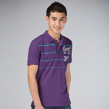 淘金币 森马semir 男款横条纹印花短袖T恤原价89元002141528